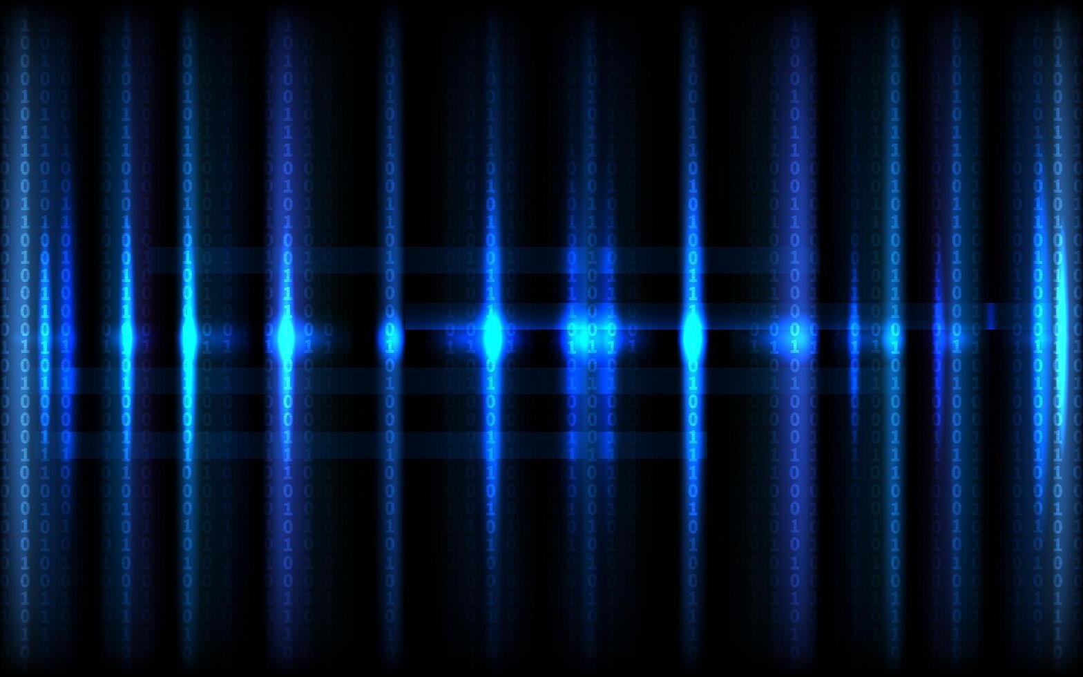 azul digital datos corriente tecnología resumen matriz computadora ciberespacio vector