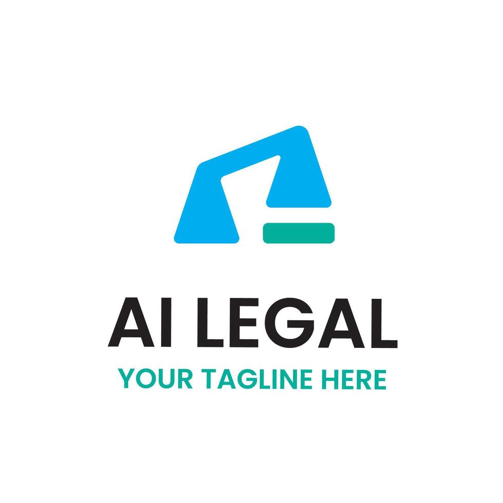 Data Computer AI Legal Logo vector