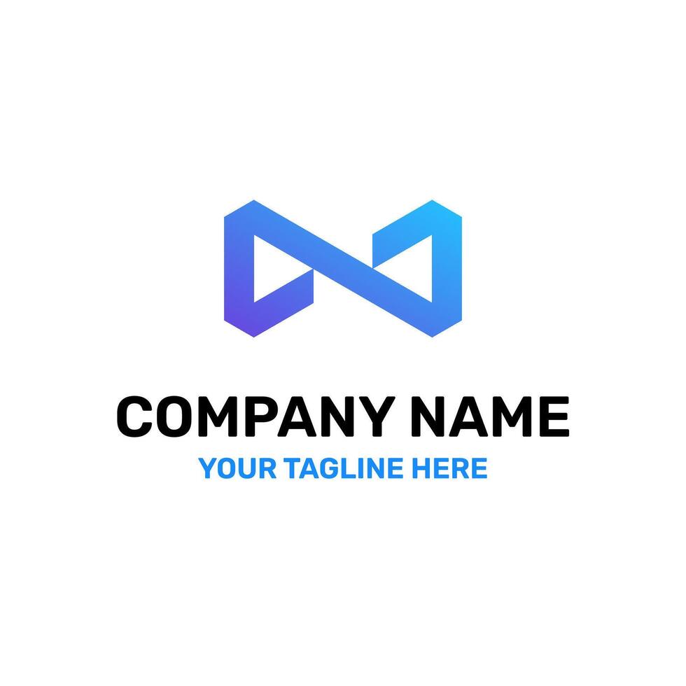 Infinity Loop Connection Data Logo vector