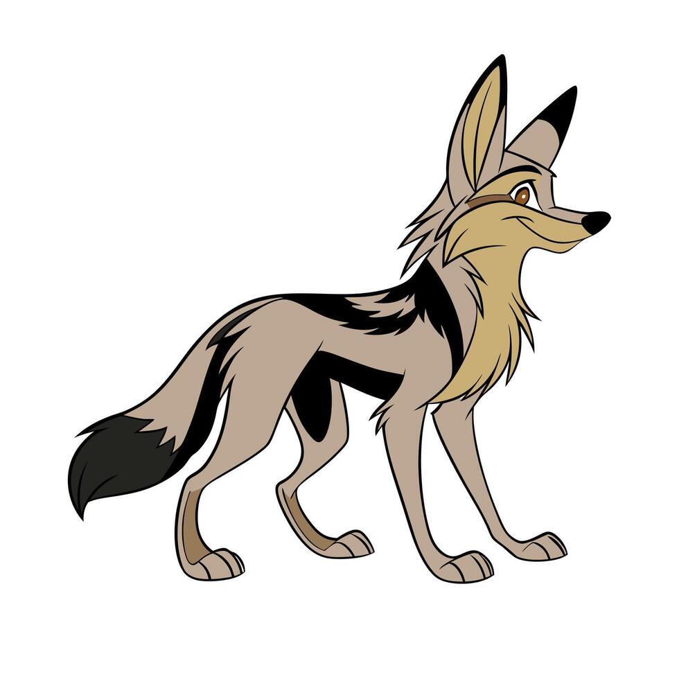 Coyote design art vector