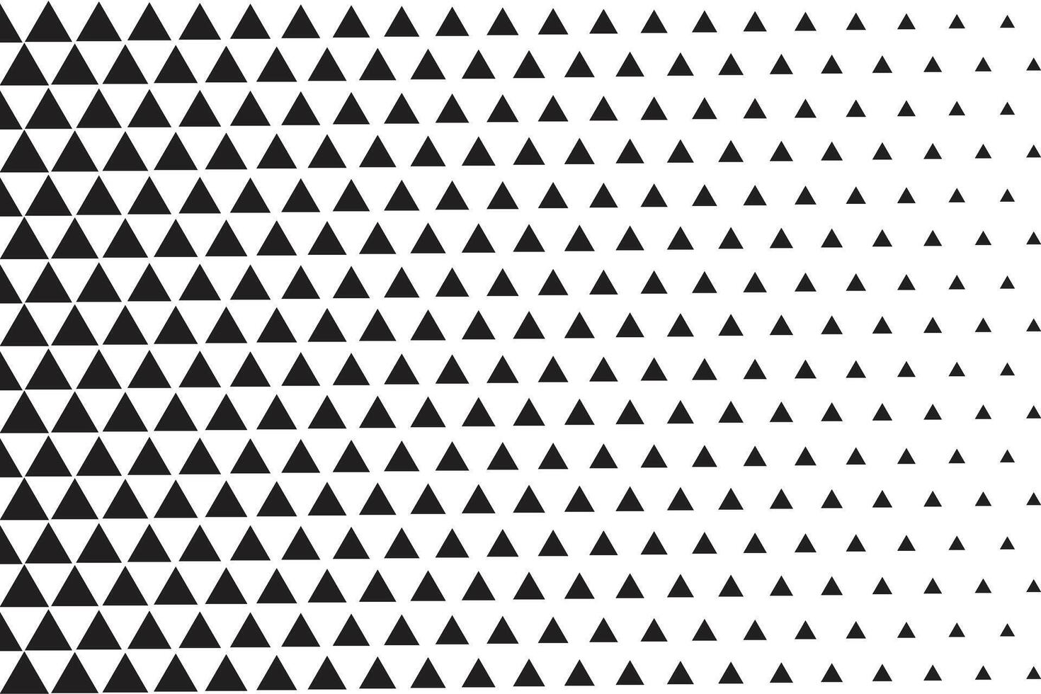 simple abstract black color triangle shape halftone blend line pattern gradient triangular halftone pattern in black and white with modern geometric aesthetic vector