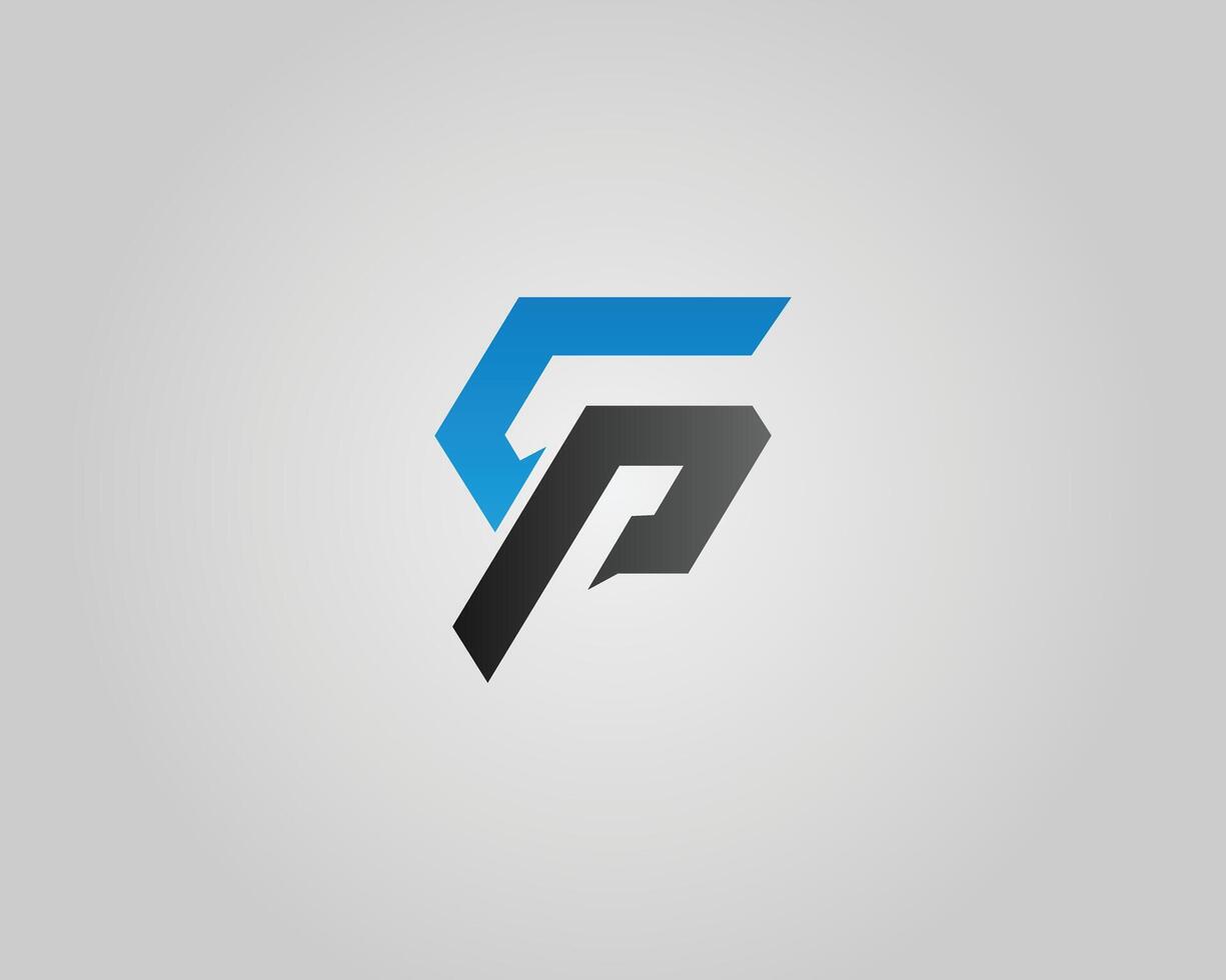 Alphabet Initial Letter CP or PC Logo Design Creative Template. vector