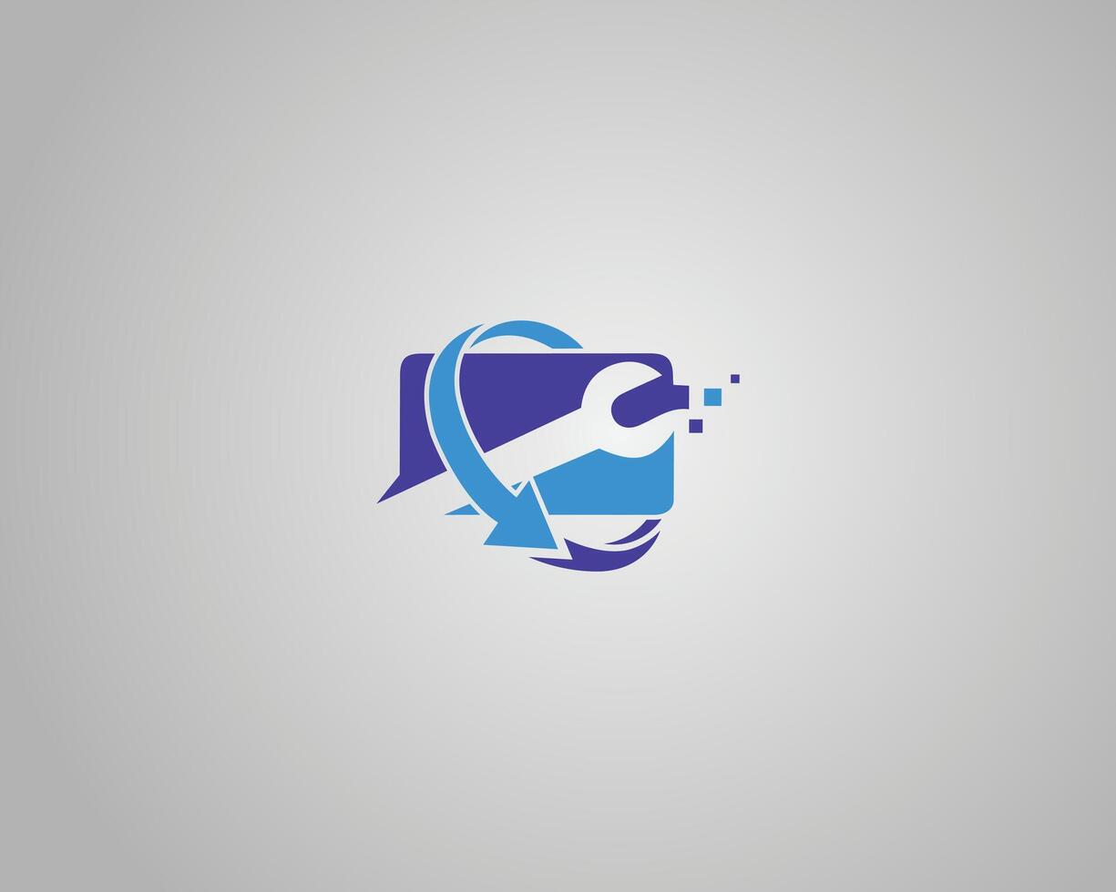 Credit Repair and Business Finance Logo Design Template. vector