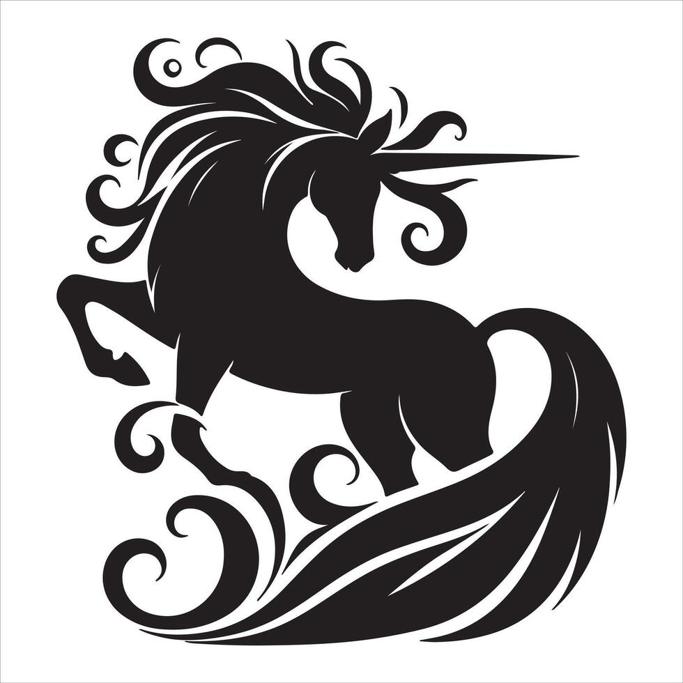 The Warrior Unicorn Strength in Myth and Fantasy vector