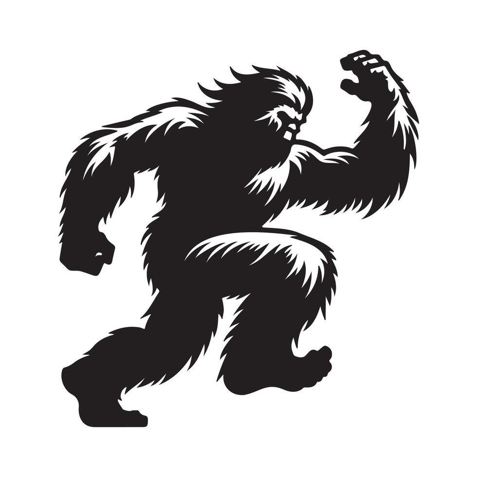Cryptid of the Cold Chasing the Himalayan Beast vector