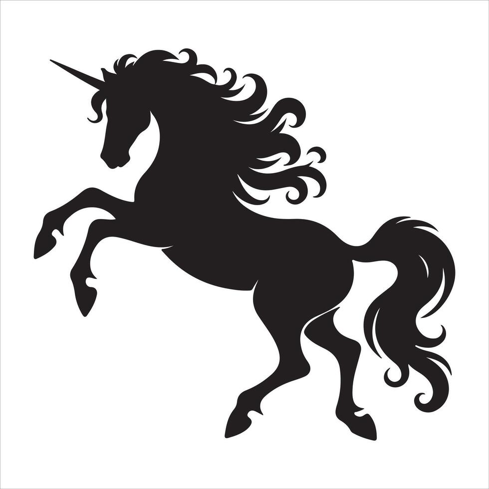 Galloping Magic The Eternal Grace of the Unicorn vector