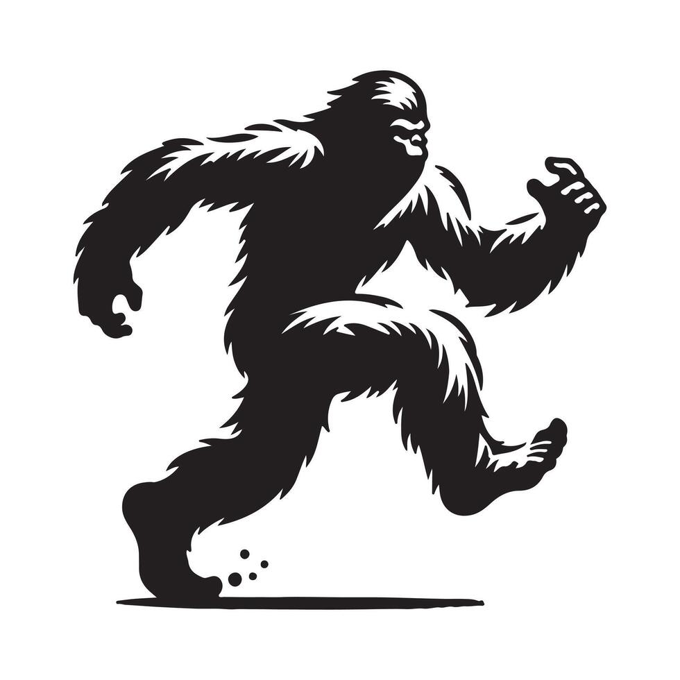 Frozen Legends The Enigma of the Abominable Snowman vector