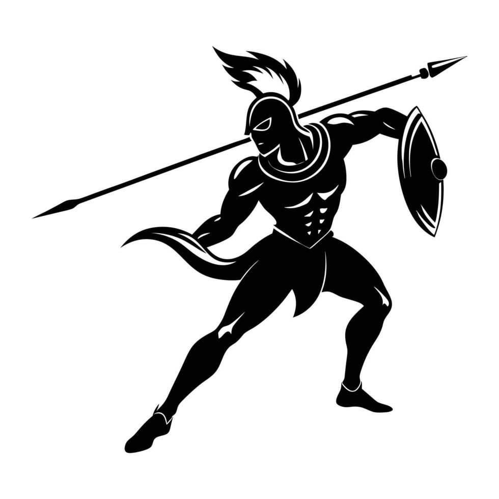 Spartan Warriors Legends of Strength and Honor vector