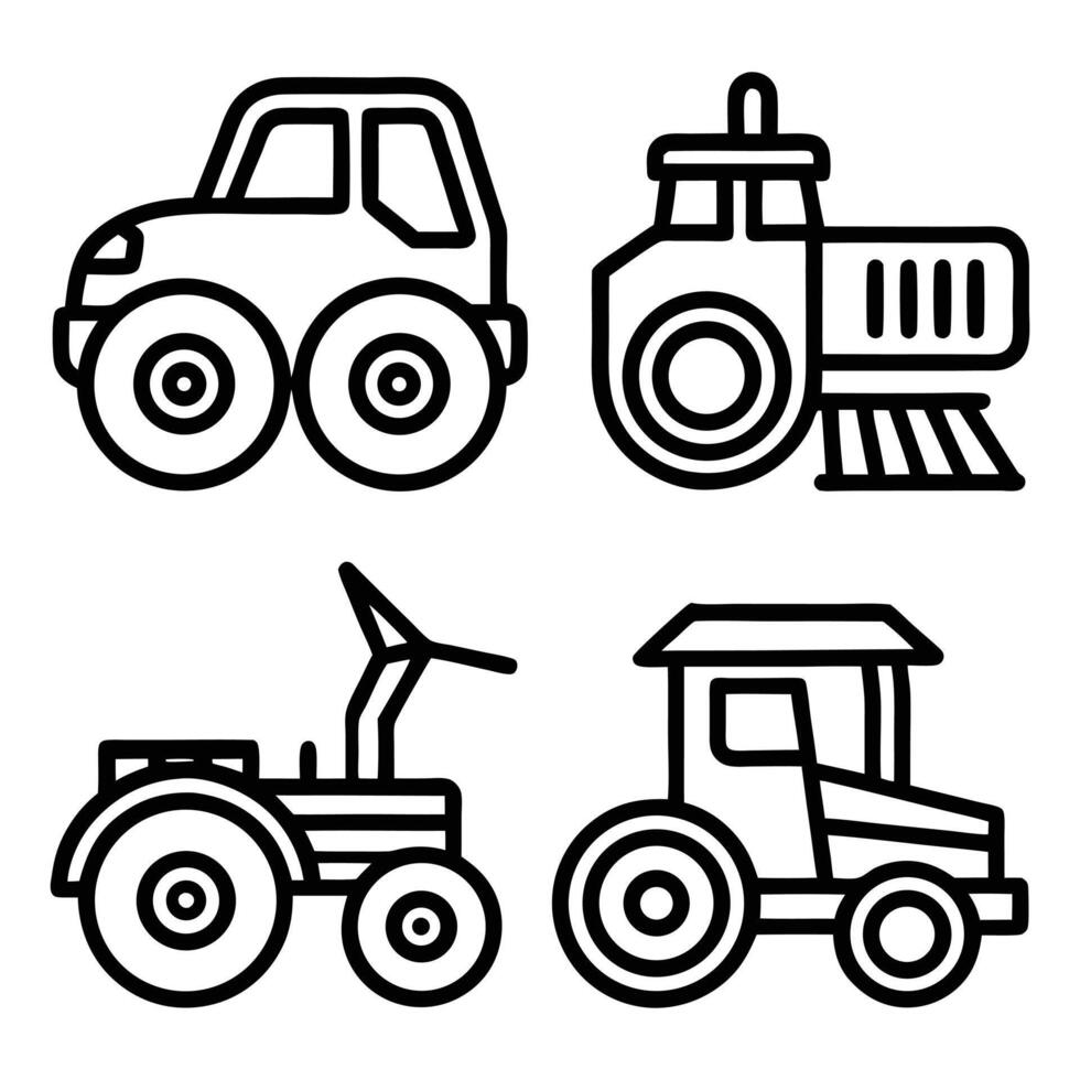 transportation icons set design vector