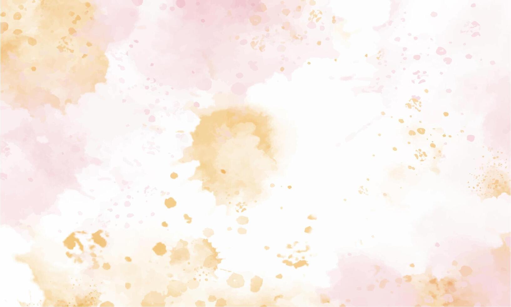 Watercolor Peach and pink Splash Background vector