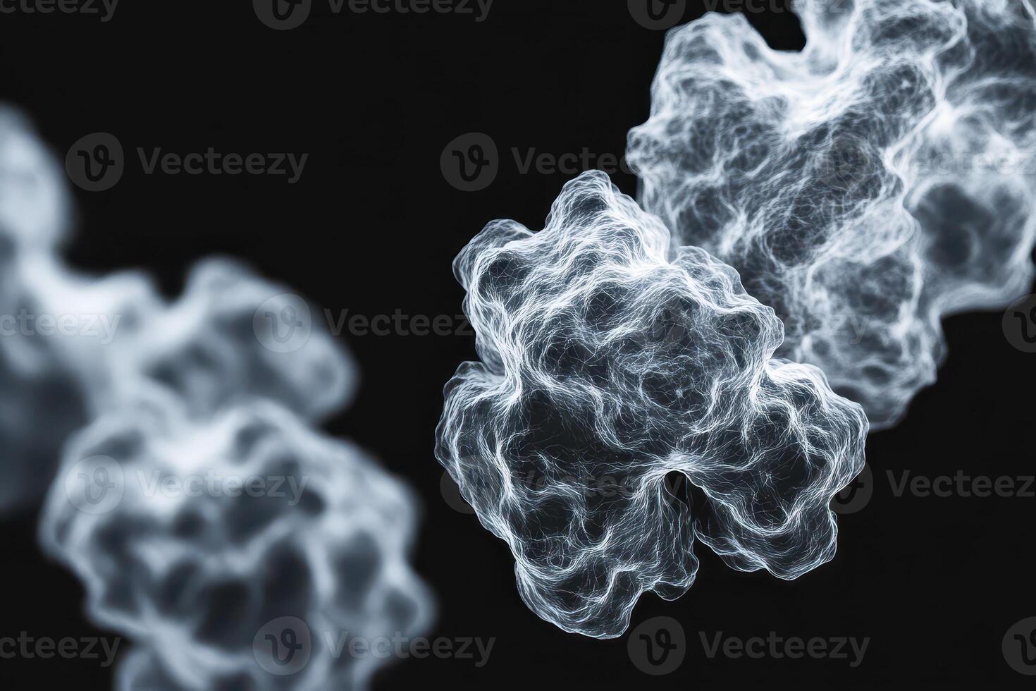 Smoke is seen in the air in this photo
