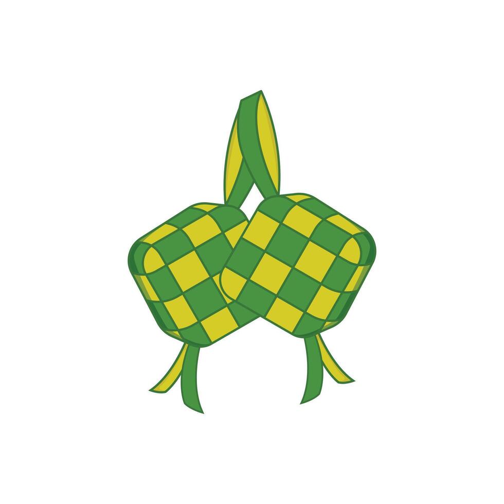 ketupat raya icon design concept idea vector
