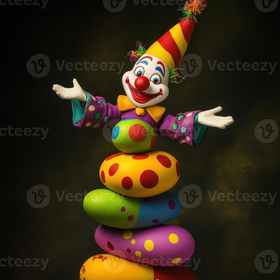 Clown stack by jimmy photo
