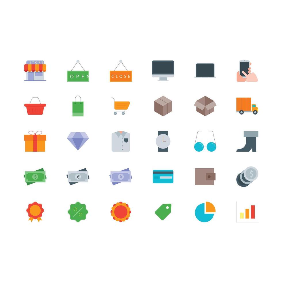 Creative Icons for Web Apps vector