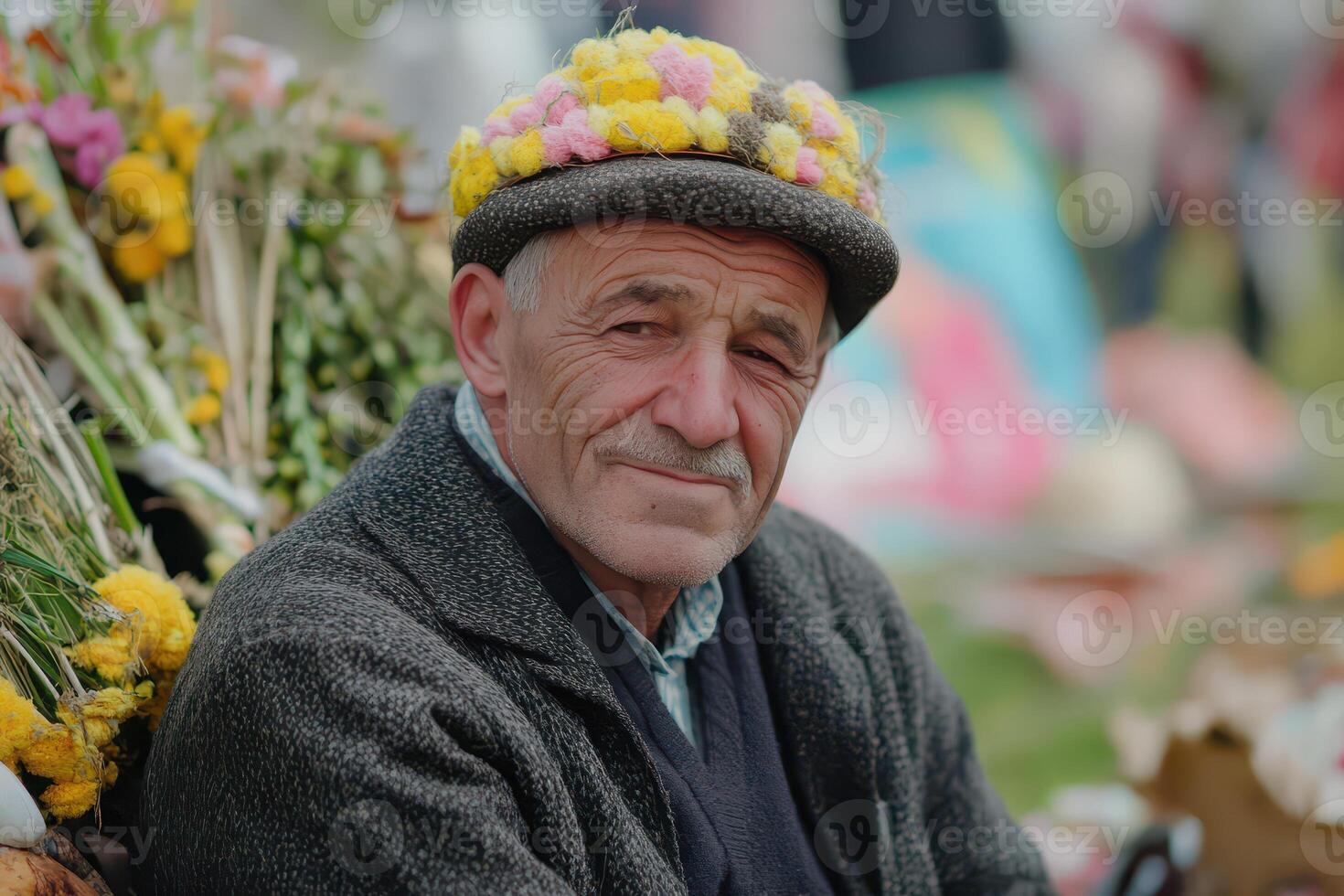 Man wearing a hat photo