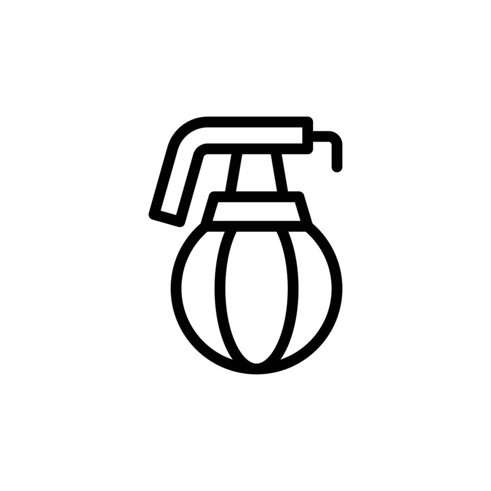 Sprayer Bottle Outline Icon Drawing for Hygiene or Gardening Use vector