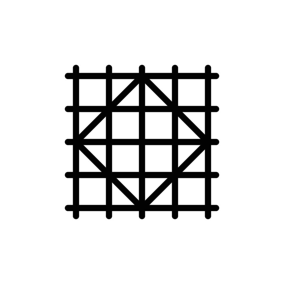 Illustrative Grid Pattern with Diagonal Lines for Design and Presentation vector