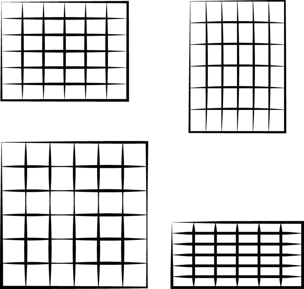 Stylish Abstract Grid Designs for Creative Projects vector