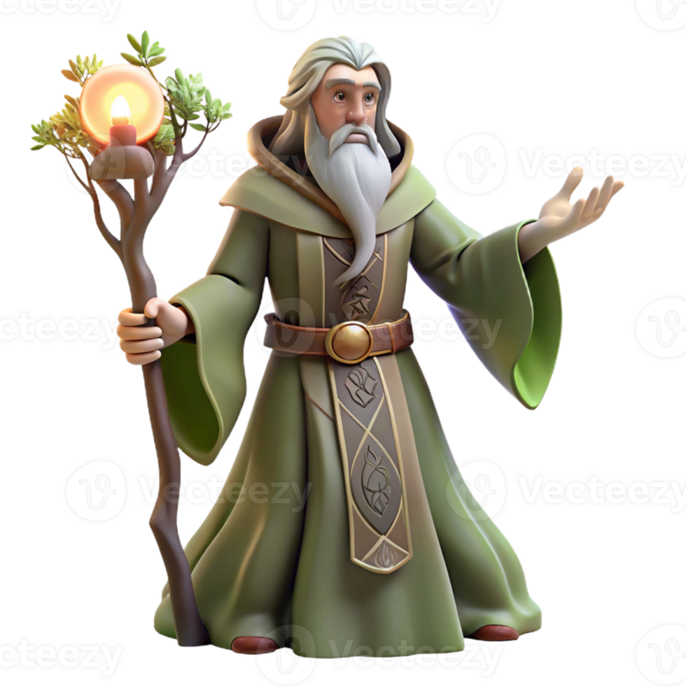 impressive minimalist A wise, old Celtic druid casting a spell in a moonlit grove, intricate knotwork patterns glowing on his robes, ethereal lighting, art nouveau style, exclusive png