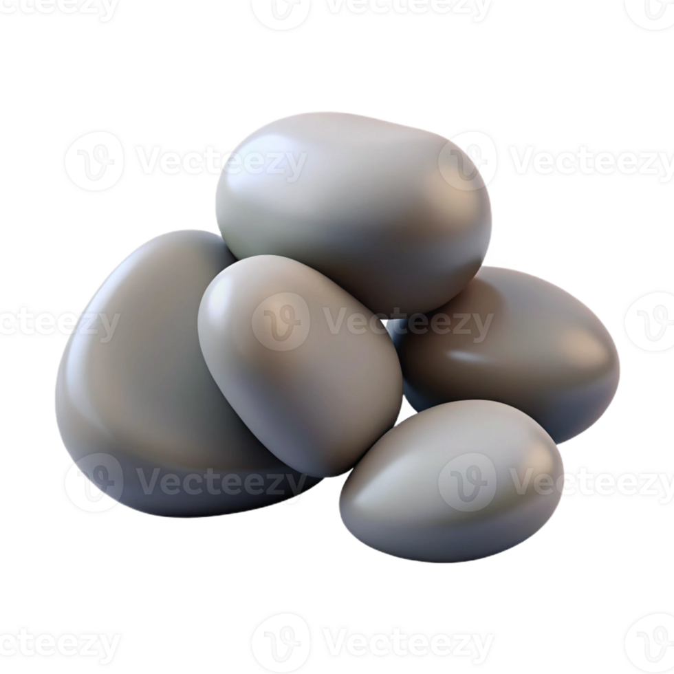 vibrant traditional A group of pebbles on a beach, smooth and polished by the waves, natural textures, minimalist style detailed png