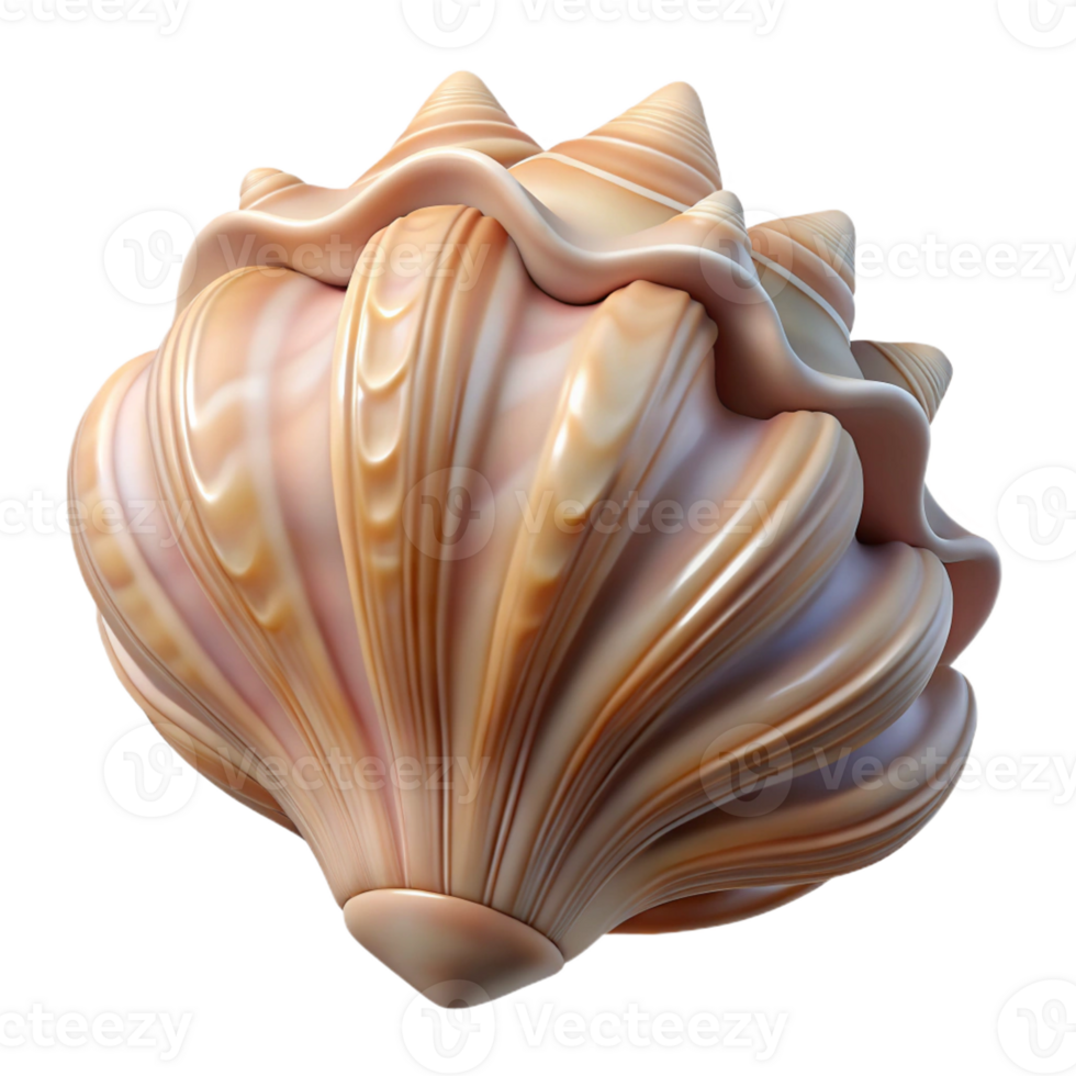 magnificent minimalist A close-up of a seashell, intricate patterns and textures, soft lighting, minimalist style high quality png
