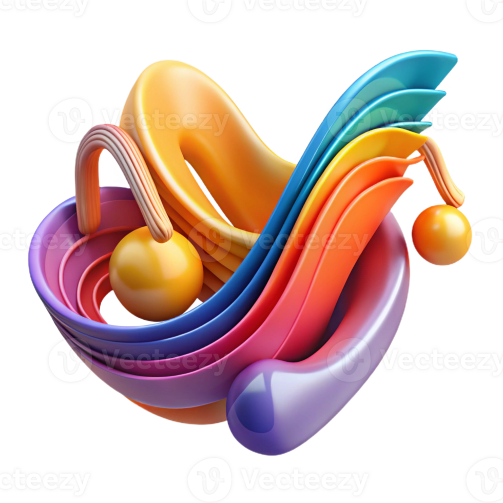 beautiful rustic An abstract representation of music, using flowing, melodic lines and vibrant colors, with a rhythmic, harmonious motion and a classical style premium png
