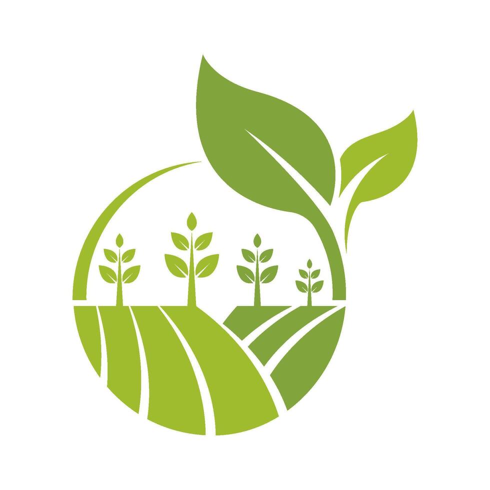 Agriculture Logo Template Icon Design vector