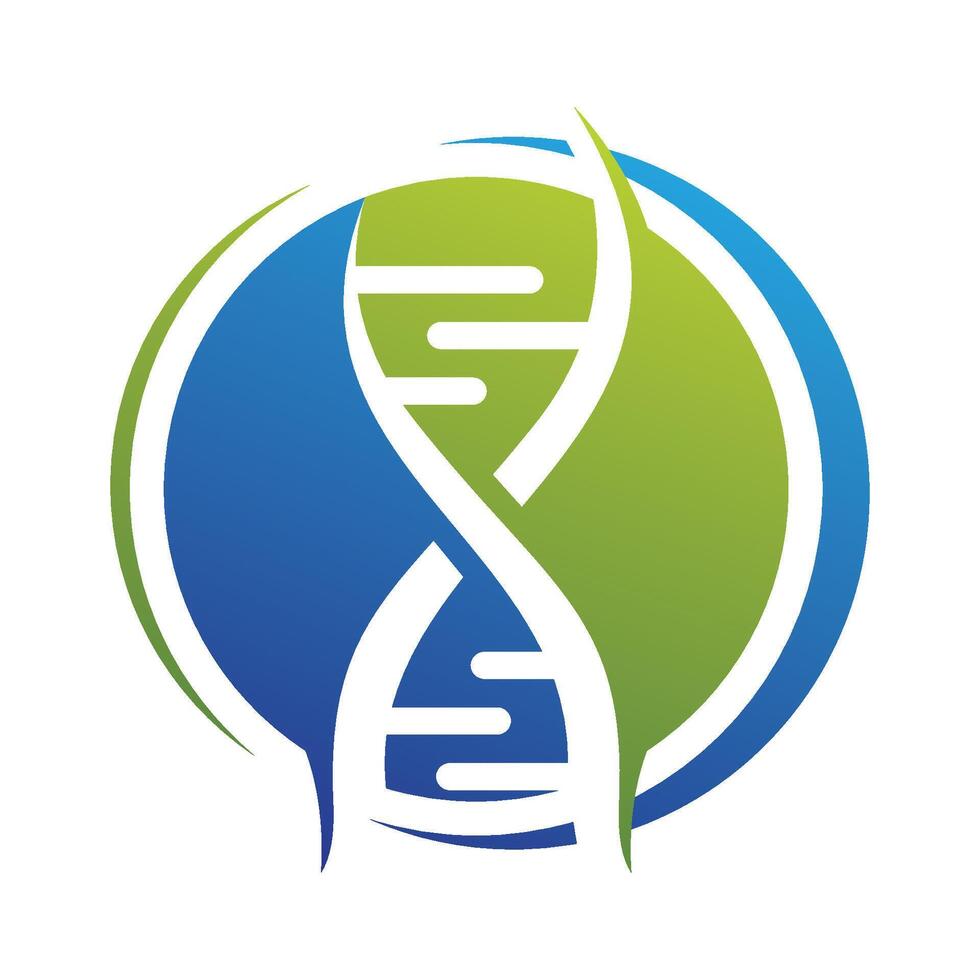 DNA helix concept design vector