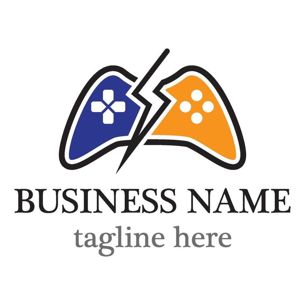 Gaming logo design vector