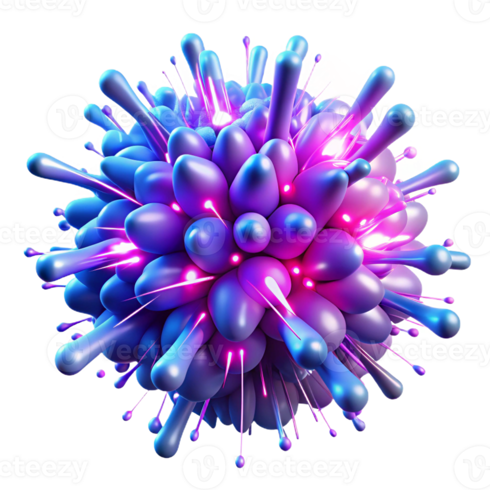 elegant minimalist A chaotic explosion of neon pink and electric blue particles, illuminated by pulsating, rhythmic light, in a Synthwave style original png
