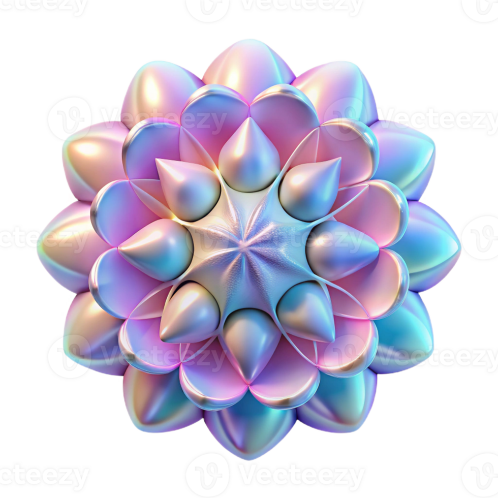 vibrant ancien une kaléidoscope de chevauchement, translucide formes dans pastel teintes, illuminé par une doux, diffus lumière, dans une rêveur style haute résolution png