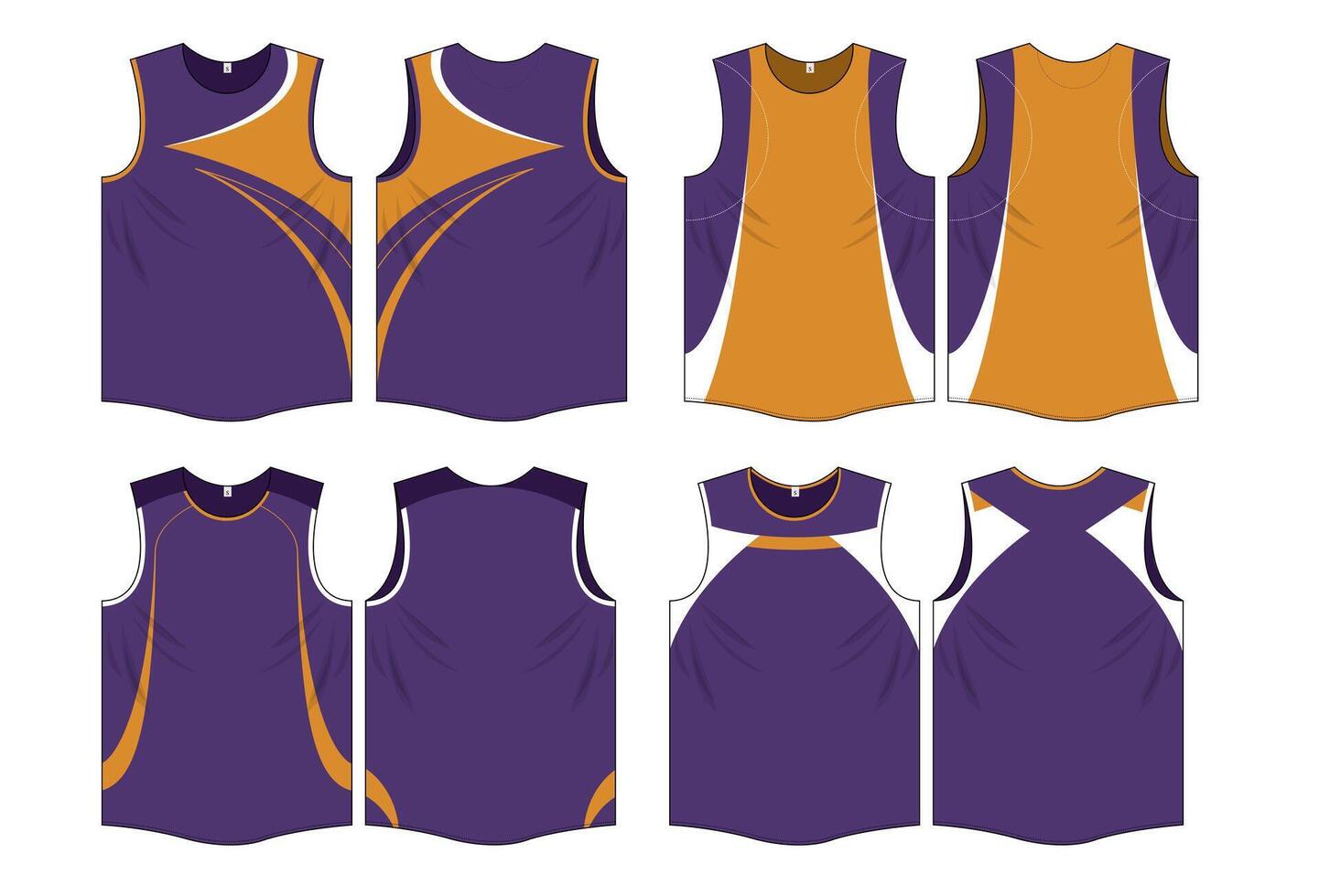 Marathon running jersey template design vector