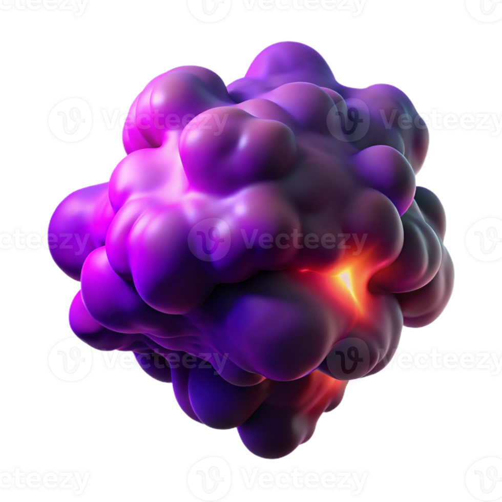 magnificent vintage A cloud of swirling, smoky wisps in shades of deep violet and crimson, illuminated by a backlighting effect, creating a sense of mystery and depth, in a Romantic style original png