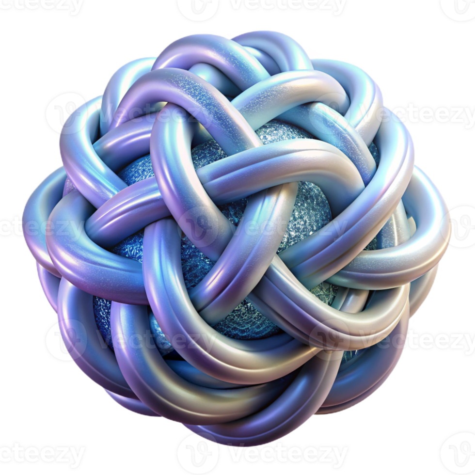 stunning artistic An intricate tapestry of interwoven threads of light, forming complex knots and patterns, illuminated by a soft, diffused light, in a Fiber Art style detailed png