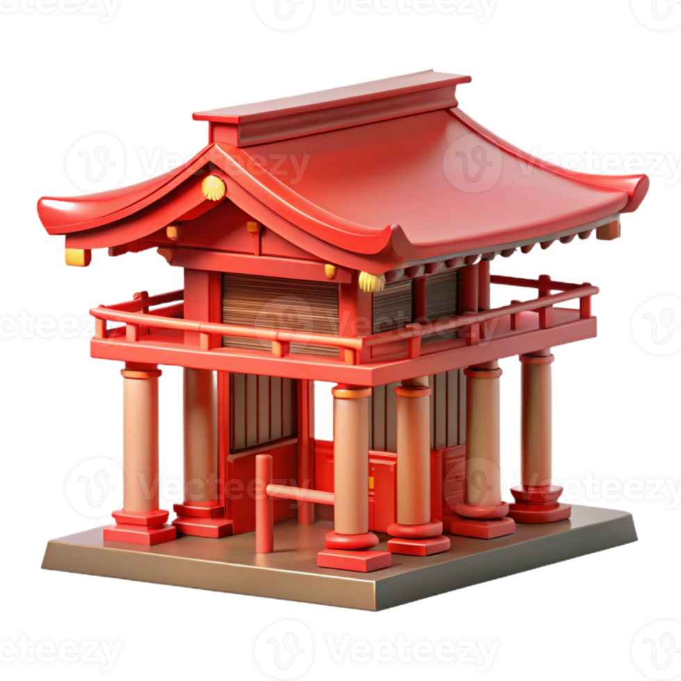 vibrant rustic Traditional Japanese temple, intricate wooden details, red lacquer, ornate carvings, soft diffused light, architectural photography exclusive png