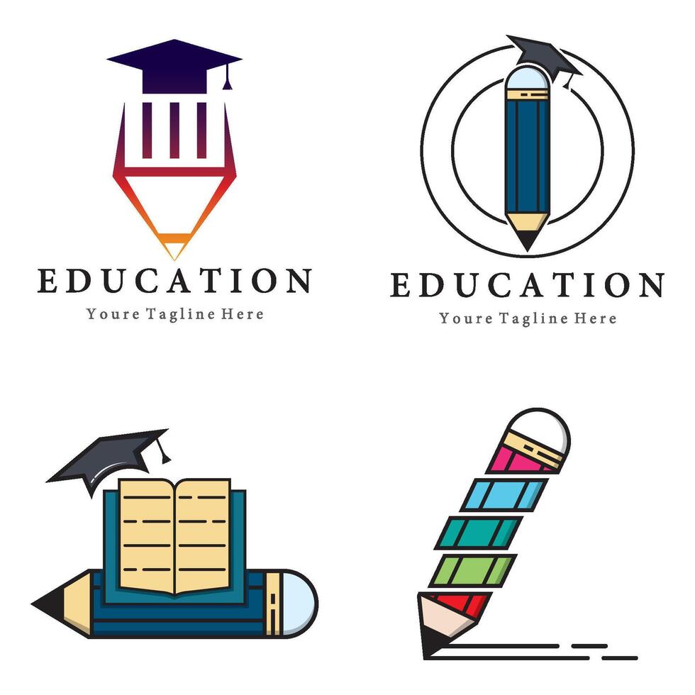 Education icon set design vector
