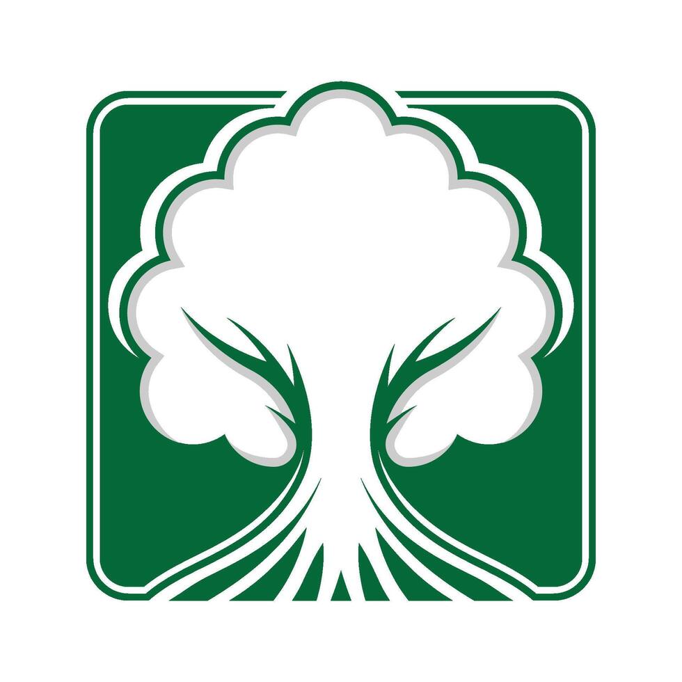 Tree graphic template vector
