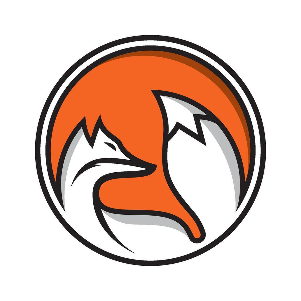 Fox graphic design vector