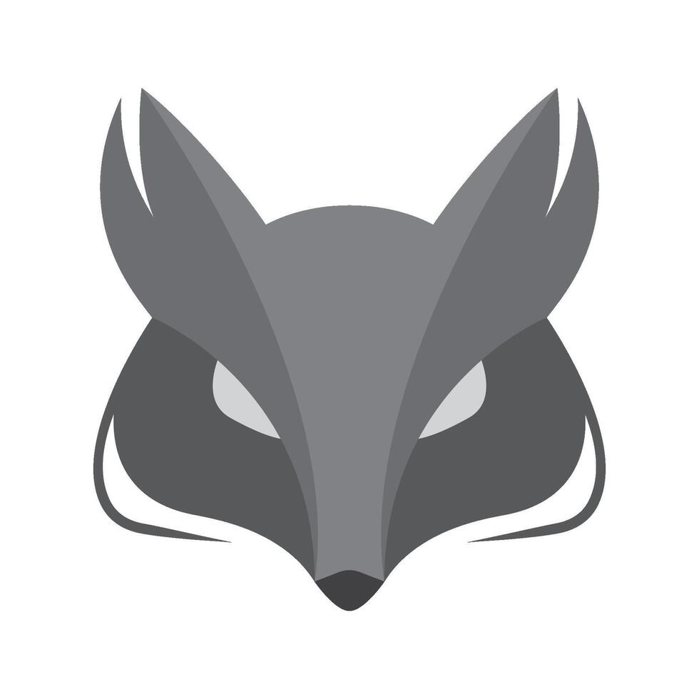 Fox head graphic design vector