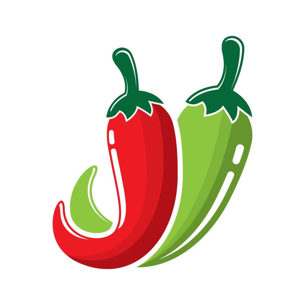 Stylized Chili Pepper vector