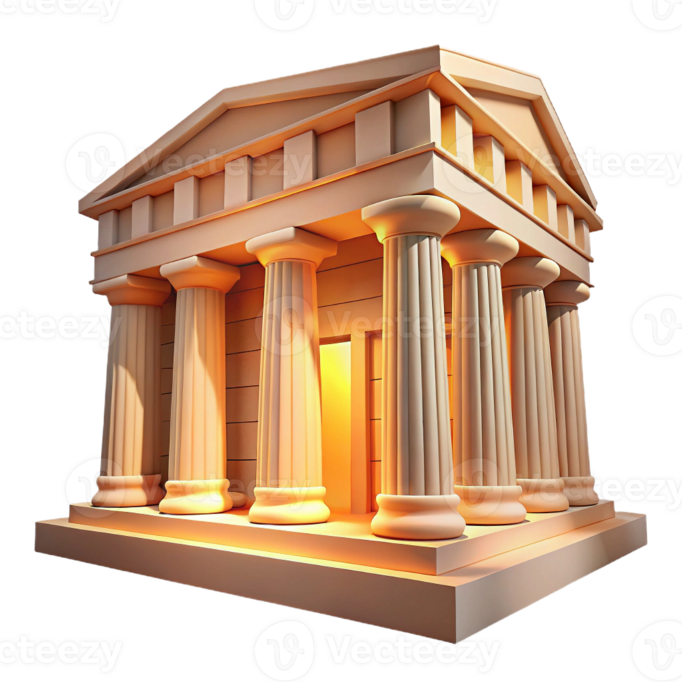 dramatic contemporary Ancient Egyptian temple, hieroglyphics, towering columns, desert setting, bright sunlight, 8k, high detail, high resolution png