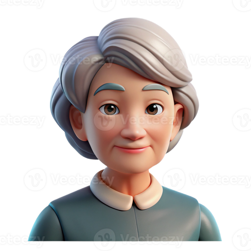impressive creative Portrait of an elderly woman with wrinkles and a serene expression, soft window light, in the style of a classical painting authentic png