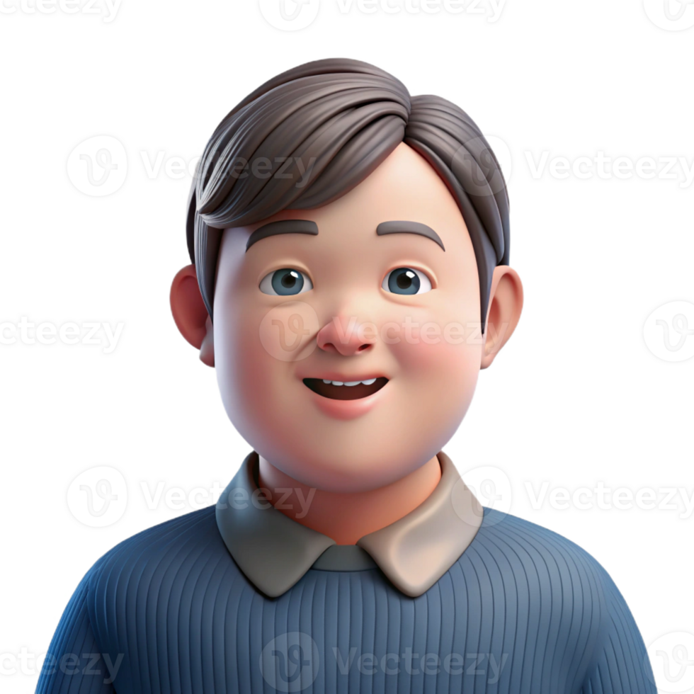 magnificent modern Portrait of a person with Down syndrome, capturing their unique beauty, natural lighting, realistic style high quality png