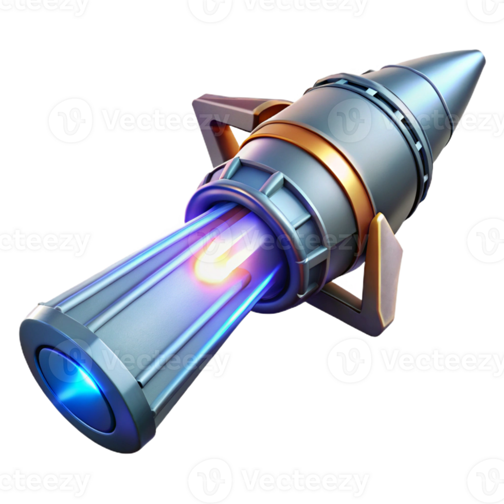 extraordinary rustic A powerful energy beam emanating from a futuristic weapon, illuminating dust particles in its path. Realistic rendering, dramatic lighting detailed png