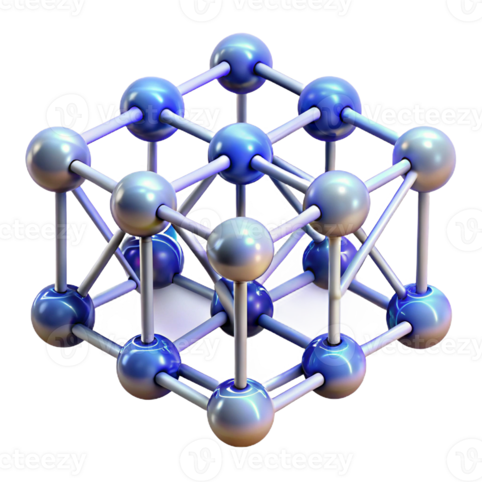 magnificent minimalist A quantum computer, represented by a complex lattice of interconnected glowing nodes, scientific style, ethereal lighting exclusive png