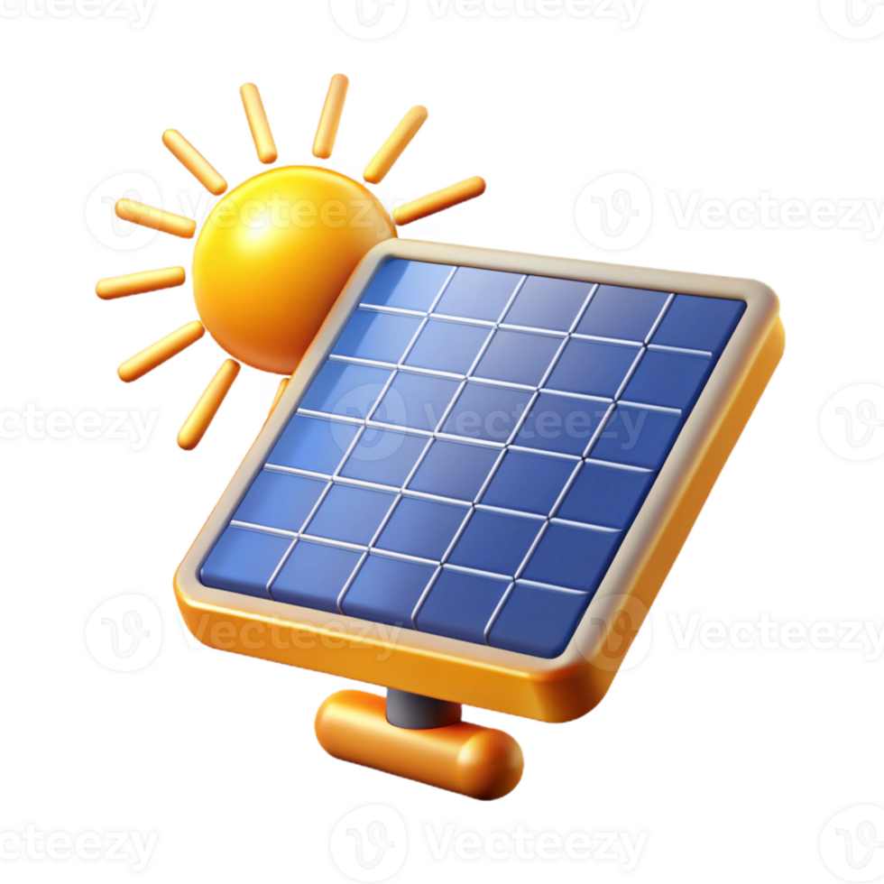 impressive vintage A solar panel, absorbing the rays of a bright sun, energy visualized as flowing streams of light, renewable energy style, bright lighting exclusive png