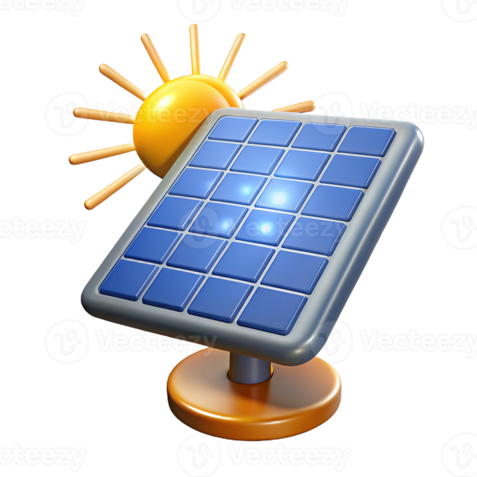 extraordinary modern A solar panel, absorbing the rays of a bright sun, energy visualized as flowing streams of light, renewable energy style, bright lighting high resolution png