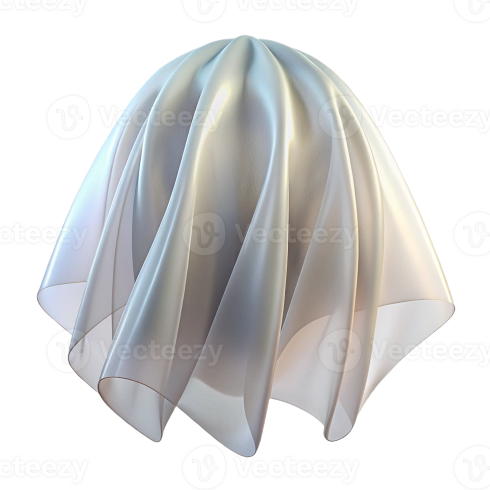 impressive artistic A series of overlapping, translucent veils, creating a soft, diffused light effect, in a delicate, ethereal style professional png