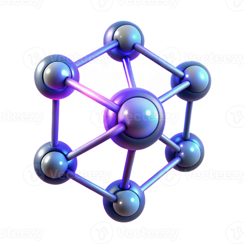 magnificent contemporary A network of interconnected, glowing nodes, pulsating with energy, in a futuristic, technological style detailed png
