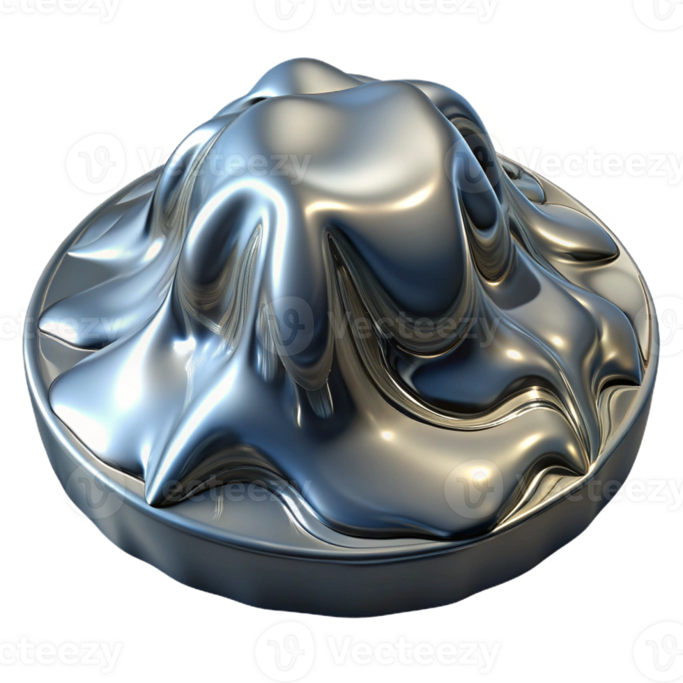beautiful traditional A rippling, textured surface of liquid chrome, reflecting a distorted, abstract landscape, in a futuristic, cyberpunk style high quality png